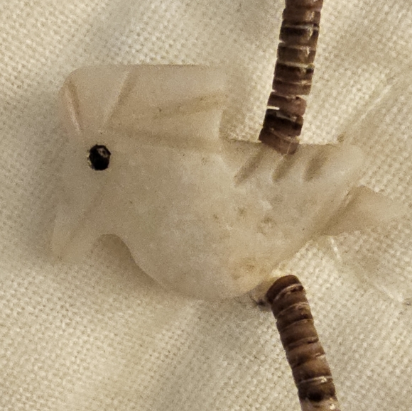 1980s Hand Carved Navajo Fetish Necklace by Navajo Artist Ron Upshaw - Picture 2 of 11